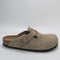 Womens BIRKENSTOCK Boston Clog Taupe Suede UK Size 7.5 EU41
