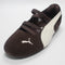 PUMA Speedcat Ballet Pumps Dark Chocolate Warm White UK Size 5.5