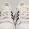 adidas Superstar II Trainers White Black Patent UK Size 5