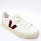 VEJA Campo Trainers White Grenat Silver F UK Size 4
