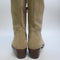 Womens OFFICE Kezia Heeled Western Knee Boots Beige Suede UK Size 4