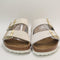 Womens BIRKENSTOCK Arizona Two Strap Sandals Antique White Nubuck UK Size 5 EU38