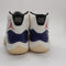 Odd sizes - Jordan Air Jordan 11 Trainers Deep Royal Blue Fire Red Sail Black Muslin UK Sizes Right 7.5/Left 8