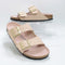 Womens BIRKENSTOCK Arizona Two Strap Sandals New Beige Pink Clay Triples Birko UK Size 5.5 EU39