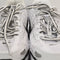 Nike P-6000 Trainers White Black Metallic Silver Black UK Size 6 EU39