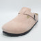 Womens BIRKENSTOCK Boston Clogs Pink Clay Suede UK Size 7 EU40