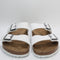 Mens BIRKENSTOCK Arizona Two Strap Sandals White Birko UK Size 9.5 EU44