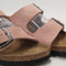 Womens BIRKENSTOCK Arizona Two Strap Sandals Pink Clay Suede UK Size 5 EU38
