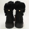 Womens EARTHADDICT Akka Fur Cuff Ankle Boots Black UK Size 6