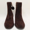 Womens OFFICE Arrow Covered Gusset Ankle Boots Brown Suede UK Size 5