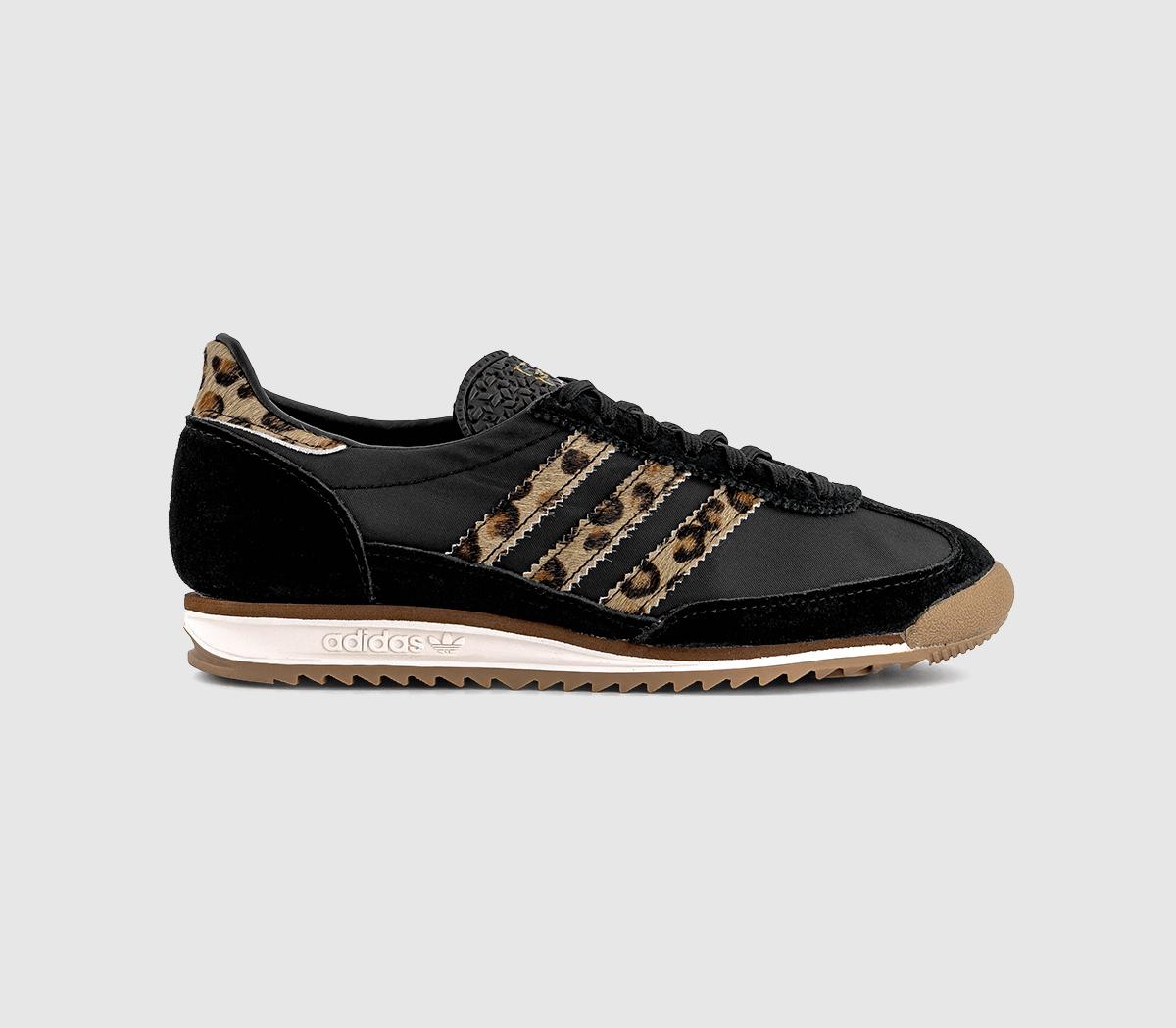 adidas SL 72 Trainers Leopard Preloved Brown Black G UK Size 8