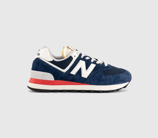 New Balance 574 Trainers Blue Navy UK Size 5