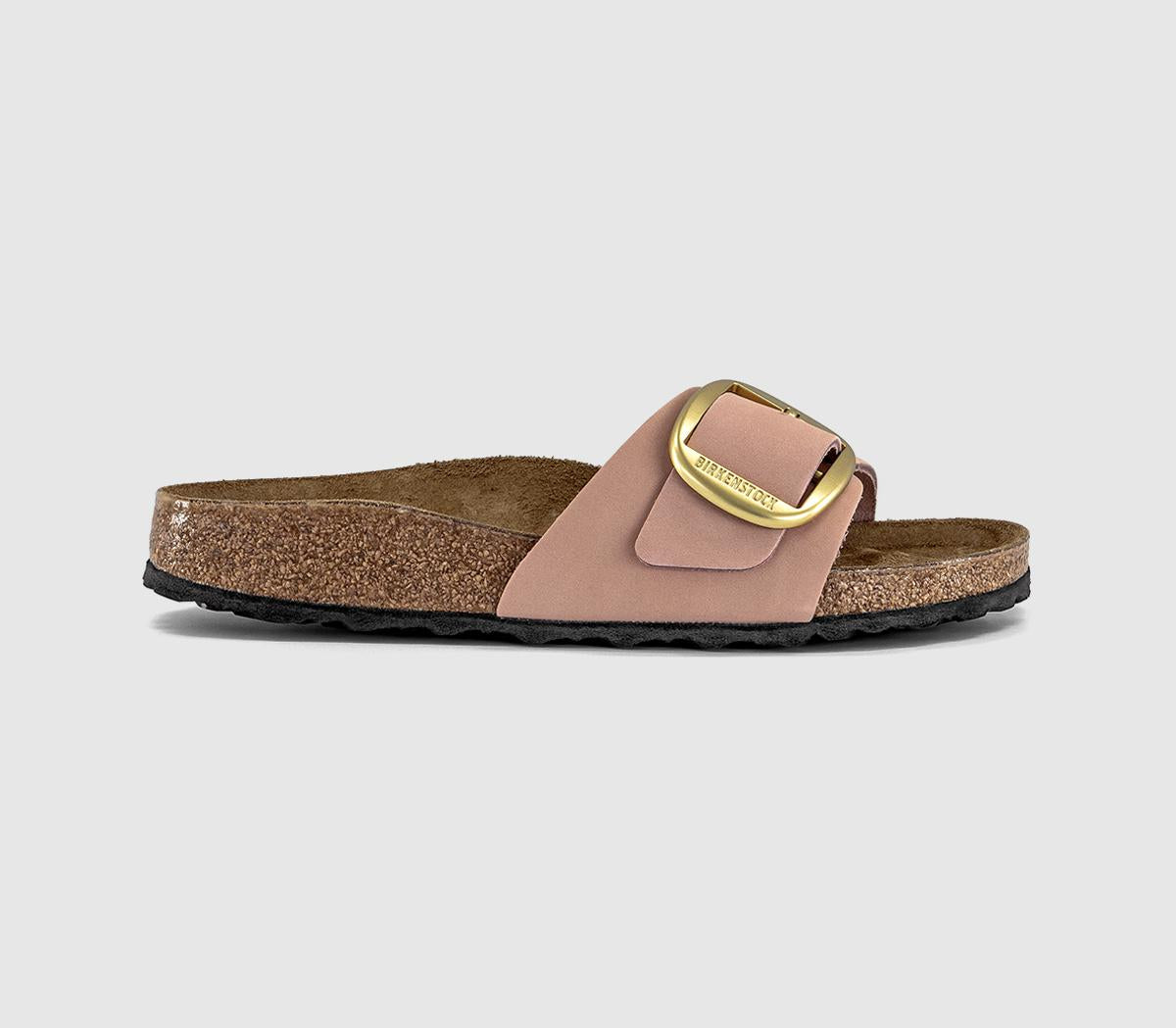 Womens BIRKENSTOCK Madrid Big Buckle Sandals Soft Pink UK Size 5 EU38