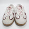 ALOHAS Tb490 Rife Sneakers White Burgundy Leather UK Size 4