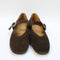 Womens OFFICE Flavour Suede Mary Jane Ballet Pumps Brown Suede UK Size 6