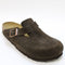 Womens BIRKENSTOCK Boston Clogs Mocca Suede UK Size 5.5 EU39