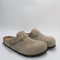 Womens BIRKENSTOCK Boston Clog Taupe Suede UK Size 7.5 EU41