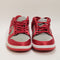 Odd Sizes - Nike Dunk Low Medium Grey Varsity Red White - UK Sizes Right 6/Left 5