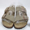 Womens Birkenstock Arizona Two Strap Suede Taupe Uk Size 5.5