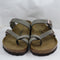 Womens BIRKENSTOCK Mayari Cross Strap Sandals Stone