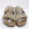 Womens Birkenstock Arizona Two Strap Suede Taupe Uk Size 5.5