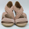 Womens Office Wide Fit: Maiden Cross Strap Wedges Nude Suede