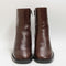 Womens Office Annabella Square Toe Leather Choc Brown Leather