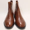 Womens Office Alessia Unlined Flat Ankle Boots Choc Leather Uk Size 6