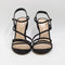 Womens Office Hera  Strappy Heeled Sandals Black