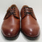 Mens Office Major Plain Toe Derby Shoes Tan Leather Uk Size 11