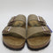 Womens Birkenstock Arizona Two Strap Tobacco Brown Oiled Leather Uk Size 3.5