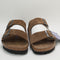 Womens Birkenstock Arizona Two Strap Sandals Dark Tea Tfb Uk Size 5.5