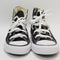 Odd Sizes - Kids Converse All Star Hi Mid Sizes Black White - UK Sizes Right 12 Youth/Left 13 Youth