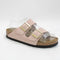 Womens BIRKENSTOCK Arizona Two Strap Sandals Light Rose