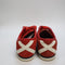 adidas Italia 70S Trainers Red Cream White Silver Metallic Uk Size 6