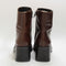 Womens Office Annabella Square Toe Leather Choc Brown Leather