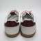Alohas Tb490 Rife Sneakers White Burgundy Leather Uk Size 8 - OFFCUTS SHOES by OFFICE