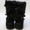 Womens UGG Bailey Bow Ii Calf Boot Black Suede Uk Size 3