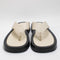 Womens ALOHAS Overcast Leather Toe Post Sandals Ivory UK Size 4