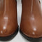 Womens Office Apsect Block Heel Chelsea Boots Tan Leather Uk Size 6