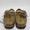 Womens Birkenstock Arizona Two Strap Tobacco Brown Oiled Leather Uk Size 3.5