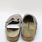 Womens Birkenstock Boston Clogs Gray Taupe Suede Uk Size 3