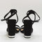 Womens Office Harris Heel Detail Heeled Sandals Black