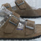 Womens BIRKENSTOCK Arizona Two Strap Sandals Dark Tea Tfb UK Size 3.5 EU36
