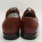 Mens Office Major Plain Toe Derby Shoes Tan Leather Uk Size 11