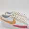 Nike Blazer Low Platform White Vivid Orange Citron Pulse Adobe Uk Size 4