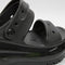 Odd Sizes - Womens Crocs Classic Mega Crush Sandals Black - UK Sizes Right 4/Left 5