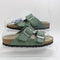 Womens Birkenstock Arizona Two Strap Thyme Glitter Suede - UK Size 4.5 EU 37