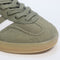 Mens Adidas Gazelle Indoor Trainers Olive Strata White Gold Metallic Uk Size 4