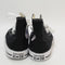 Odd Sizes - Kids Converse All Star Hi Mid Sizes Black White - UK Sizes Right 12 Youth/Left 13 Youth